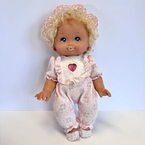 Vintage 1989‎ MATTEL PJ Sparkles Baby Twinkles Doll Lights Up Tested Working
